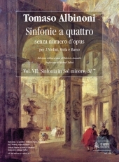 Sinfonias 'a quattro'without Opus number. Vol. 7: Sinfonia in G minor, Si 7. - hacer clic aqu�