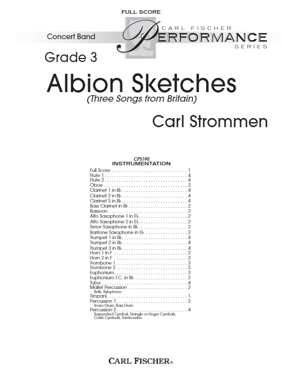 Albion Sketches (Three Songs from Britain) - hacer clic aqu