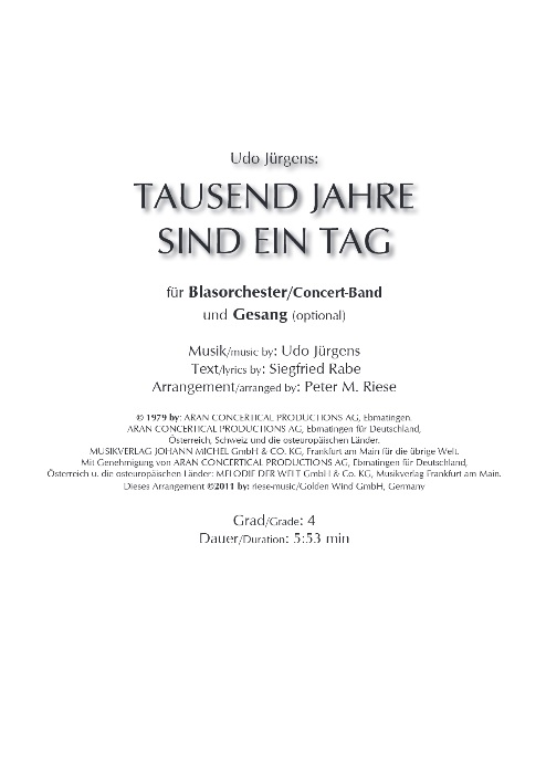 1000 Jahre sind ein Tag (Tausend) - hacer clic aqu