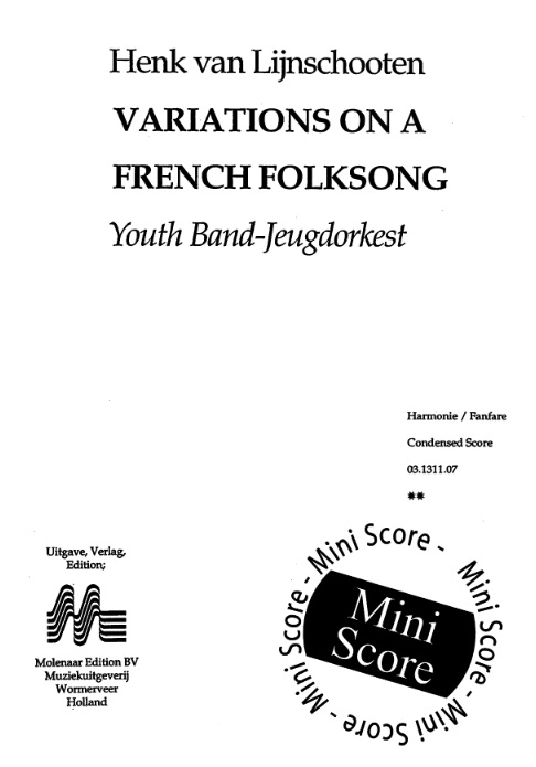 Variations on a French Folksong - hacer clic aqu