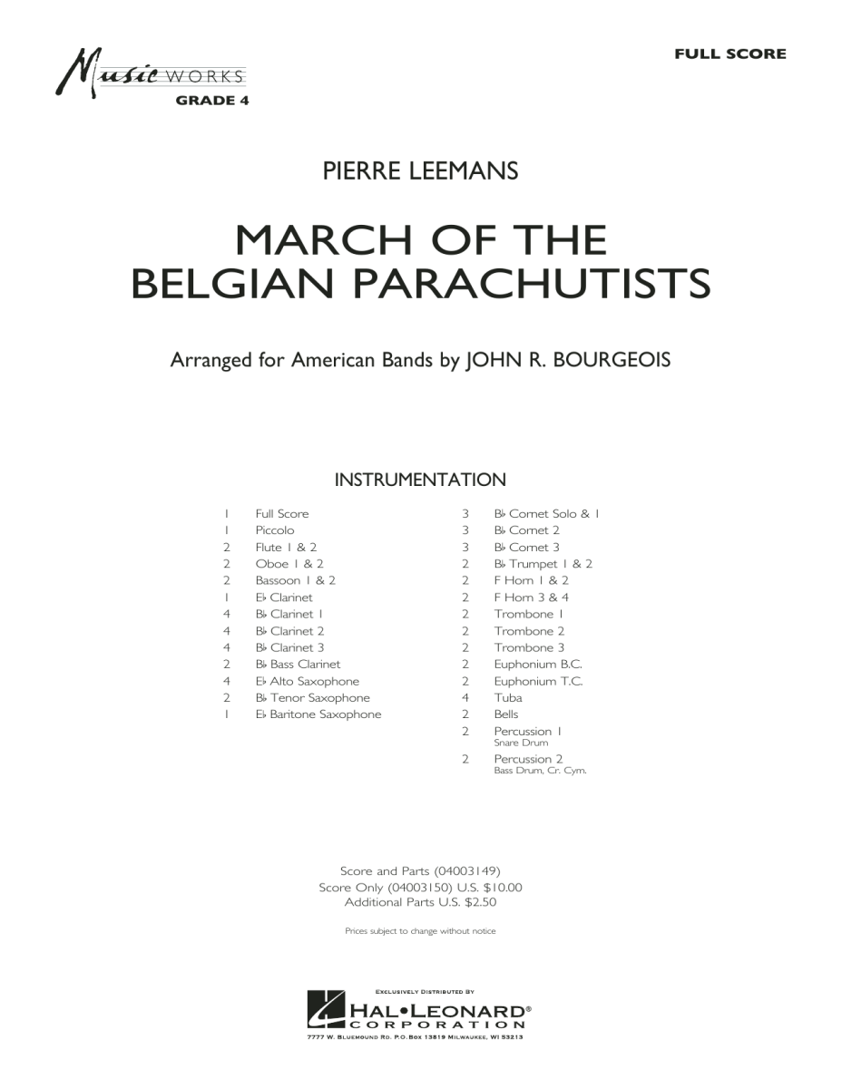 March of the Belgian Parachutists - hacer clic aqu