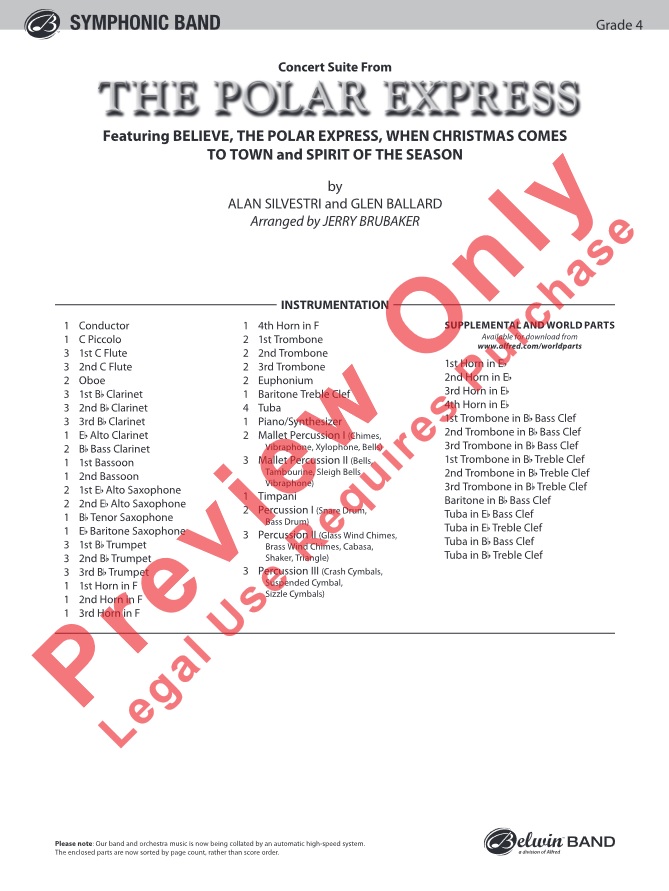 Concert Suite from 'Polar Express' - hacer clic aqu�