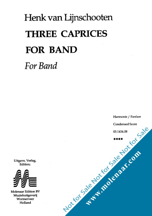 3 Caprices for Band (Three) - hacer clic aqu