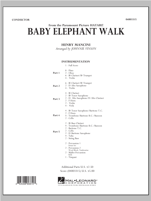 Baby Elephant Walk - hacer clic aqu