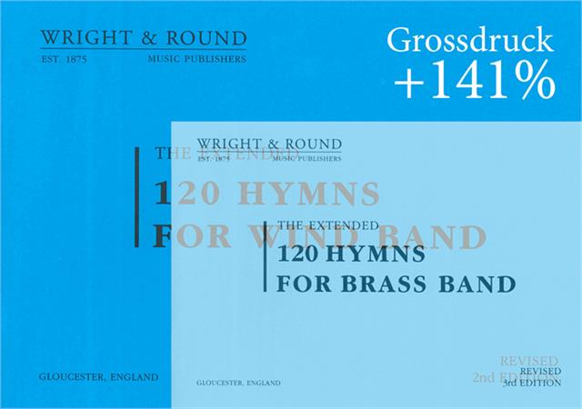 120 Hymns for Brass and Wind Band - Grossdruck - hacer clic aqu