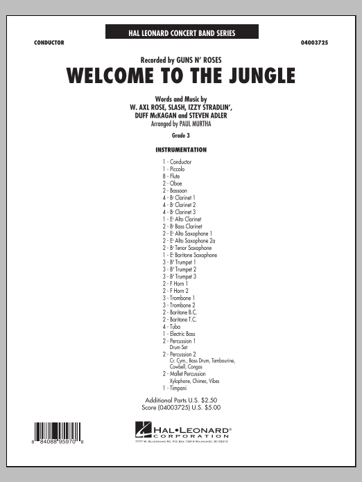 Welcome to the Jungle - hacer clic aqu