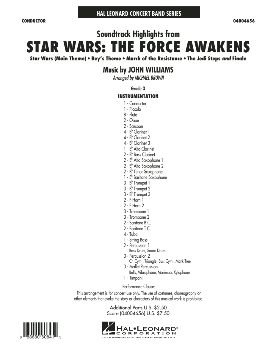 Soundtrack Highlights from 'Star Wars: The Force Awakens' - hacer clic aqu