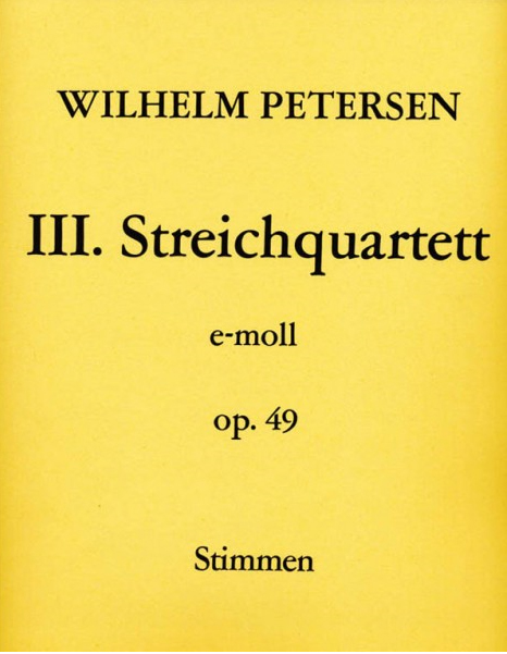 3. Streichquartett e-Moll - hacer clic aqu