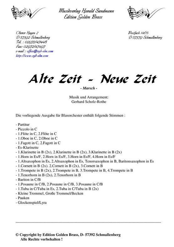 Alte Zeit - Neue Zeit - hacer clic aqu�