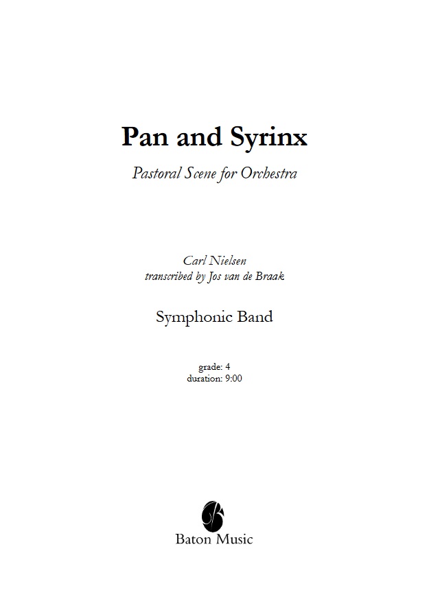 Pan and Syrinx (Pastoral Scene for Orchestra) - hacer clic aqu