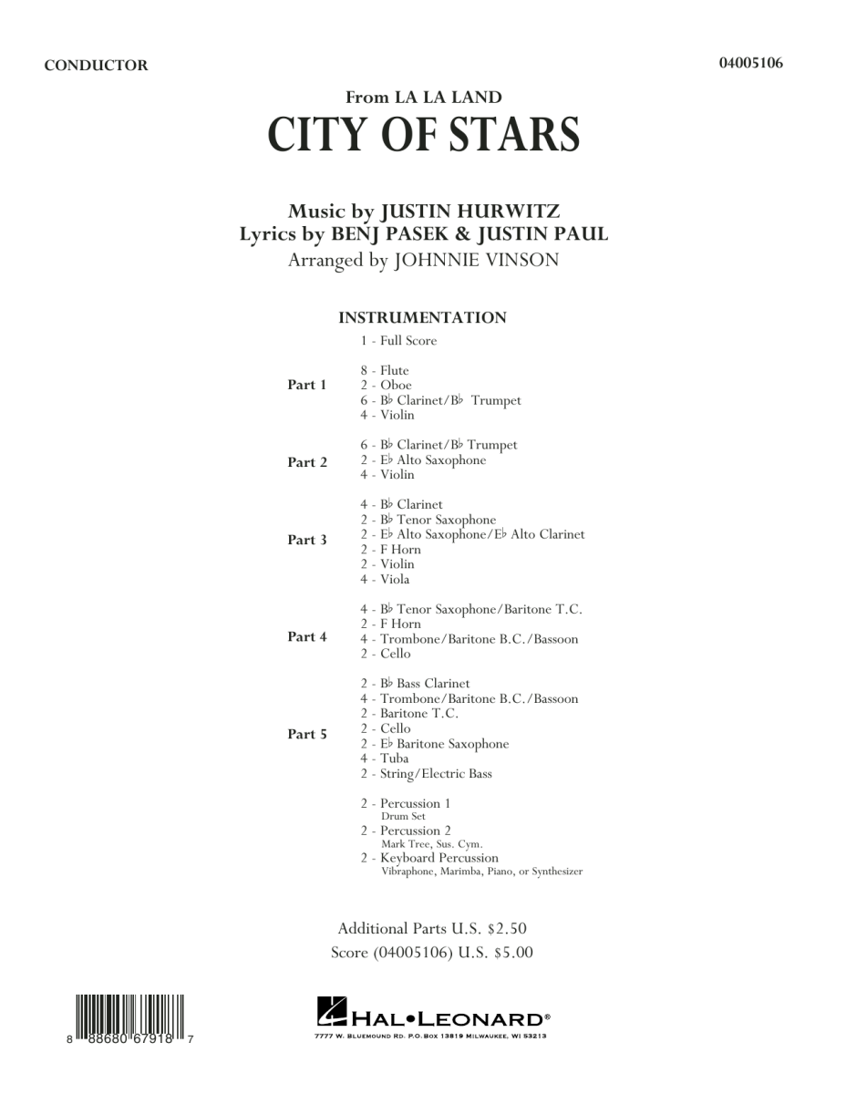 City of Stars (from 'La La Land') - hacer clic aqu