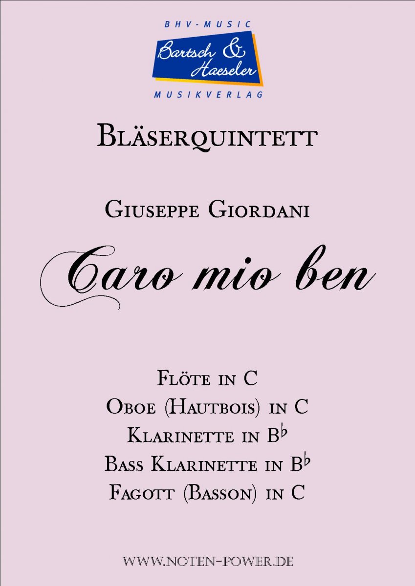 Caro mio ben - hacer clic aqu