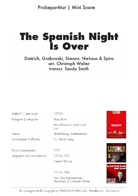Spanish Night is Over, The - hacer clic aqu�