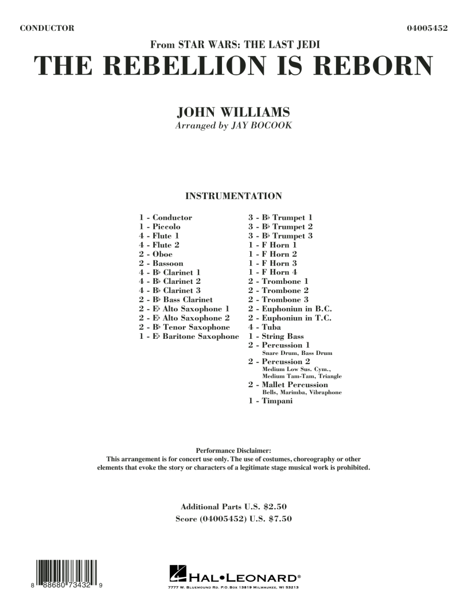 Rebellion Is Reborn, The (from 'Star Wars: The Last Jedi') - hacer clic aqu�
