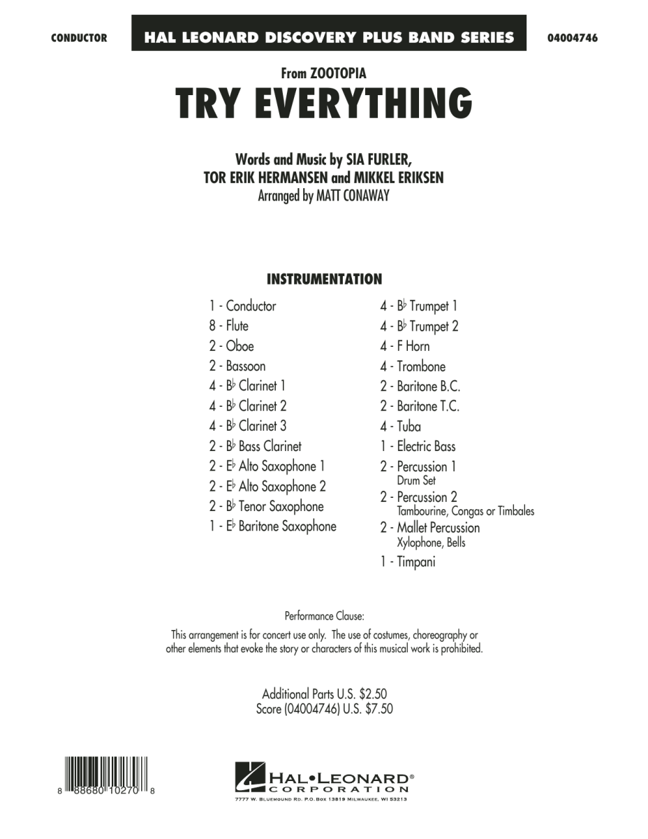 Try Everything (from 'Zootopia') - hacer clic aqu