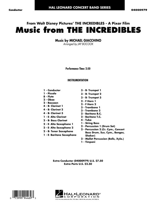 Music from 'The Incredibles' - hacer clic aqu