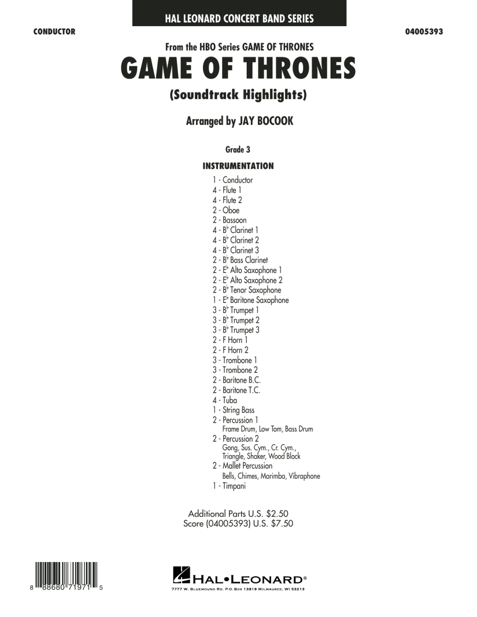 Game Of Thrones (Soundtrack Highlights) - hacer clic aqu