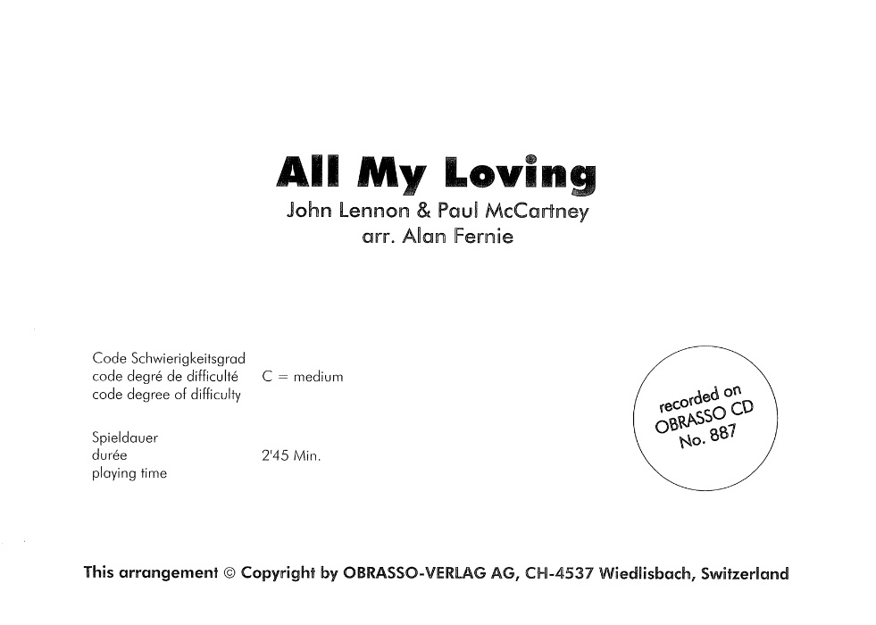 All my loving - hacer clic aqu