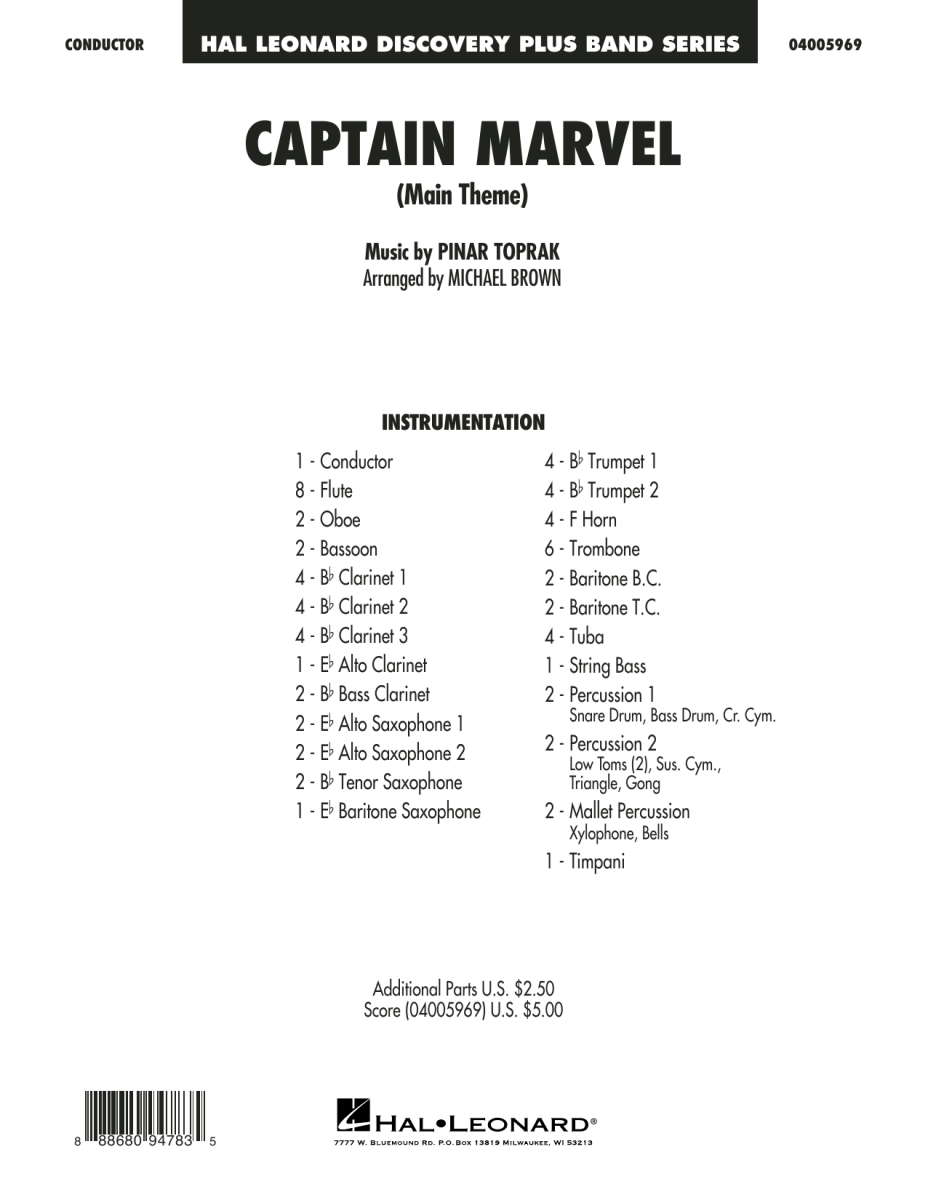 Captain Marvel (Main Theme) - hacer clic aqu