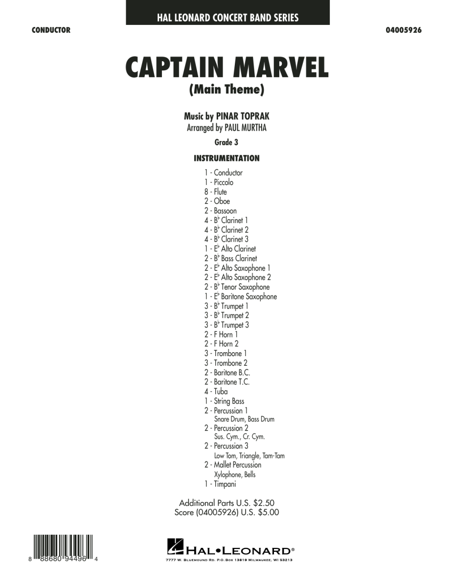 Captain Marvel (Main Theme) - hacer clic aqu