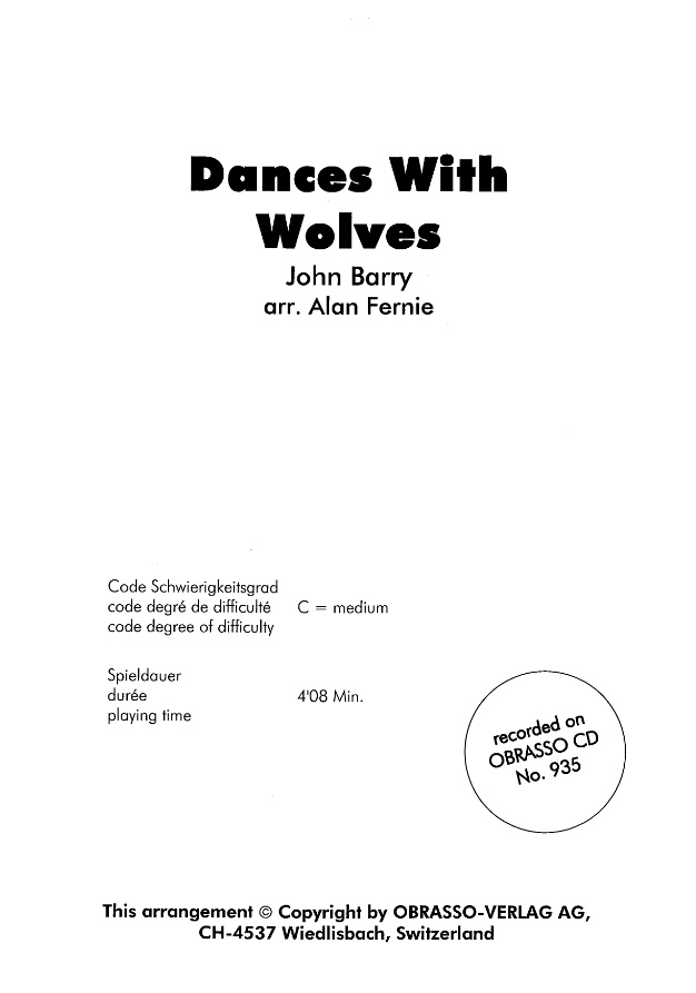Dances with Wolves (John Dubar Theme) - hacer clic aqu