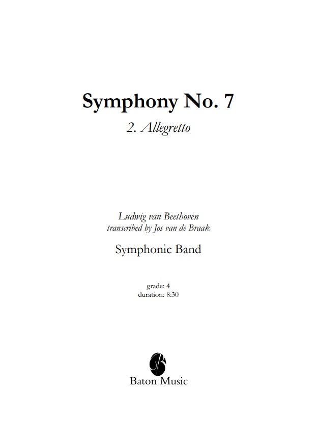 Symphony #7 - 2. Allegreto - hacer clic aqu