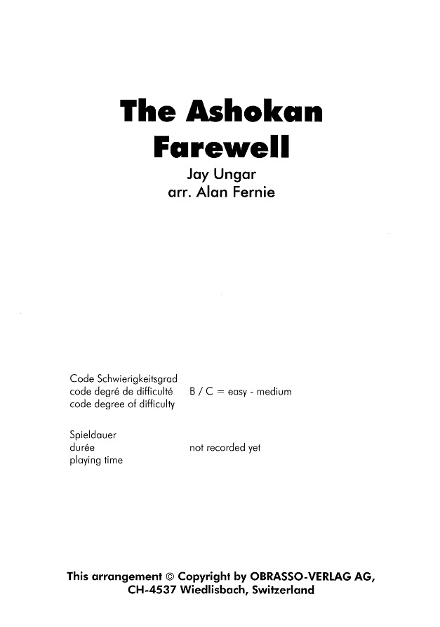 Ashokan Farewell, The - hacer clic aqu