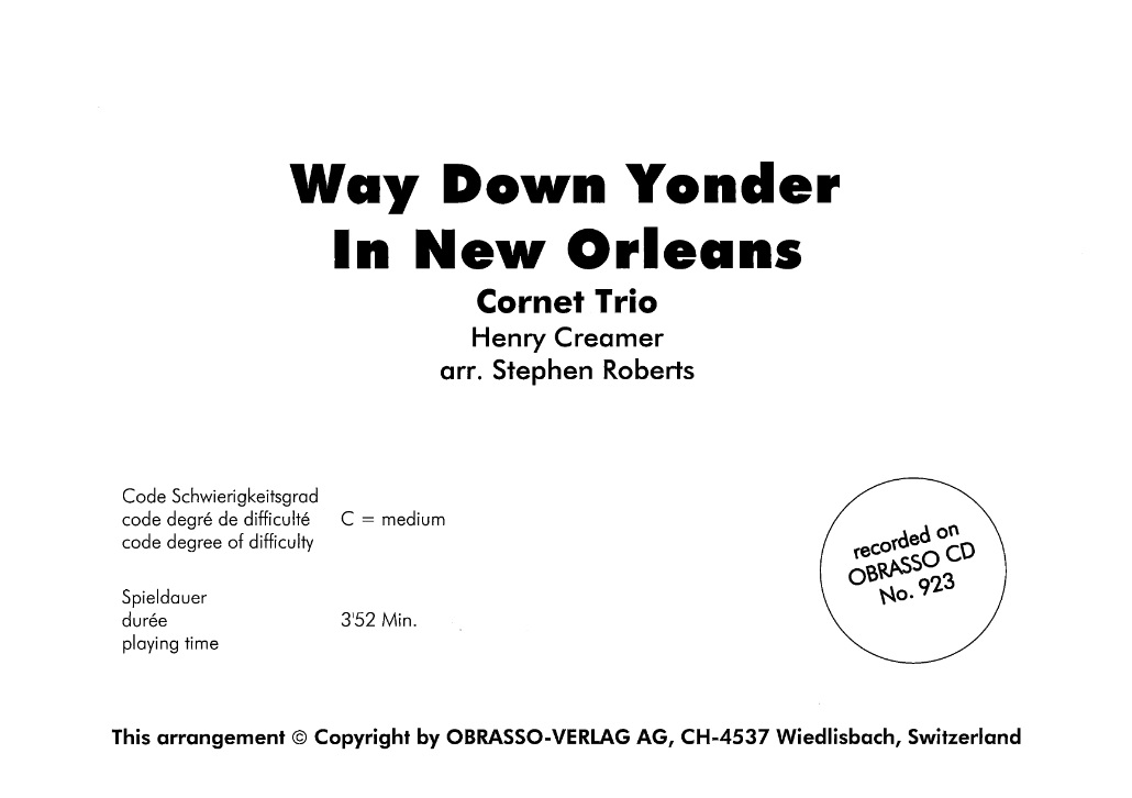 Way Down Yonder In New Orleans - hacer clic aqu