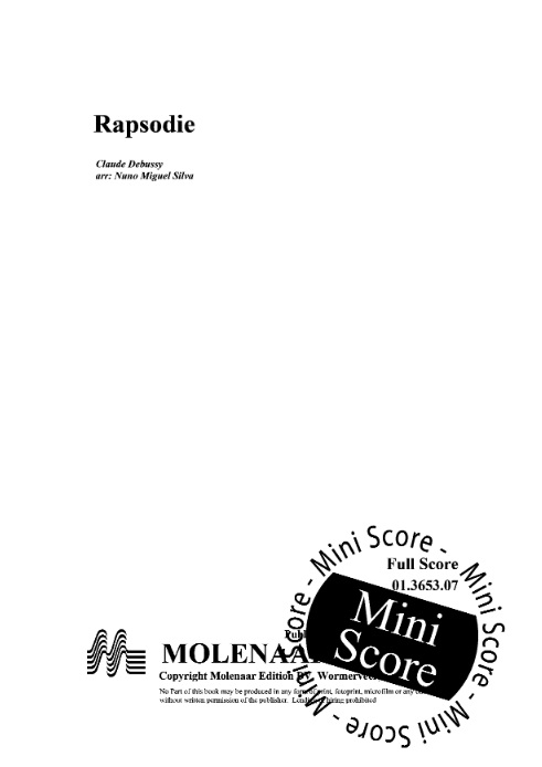 Rapsodie (for Alto Saxophone and Band) - hacer clic aqu