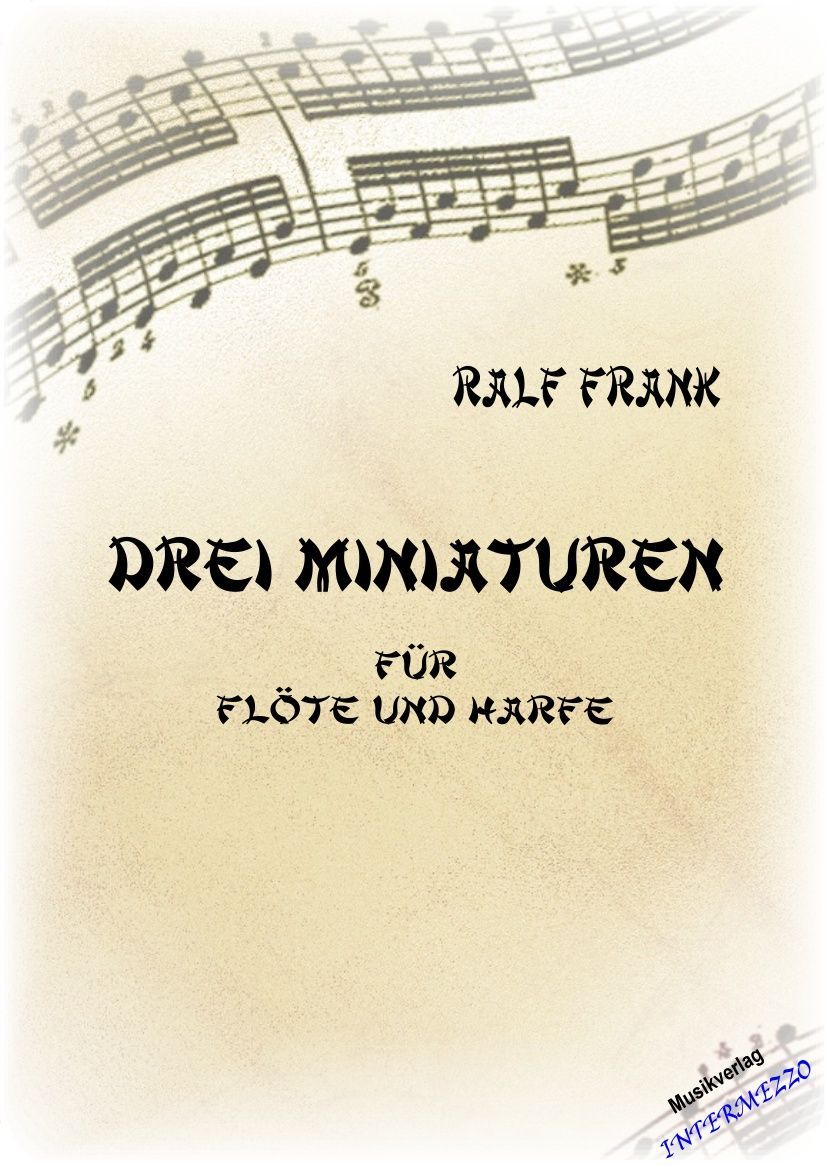 3 Miniaturen für Flöte und Harfe (Drei) - hacer clic para una imagen más grande