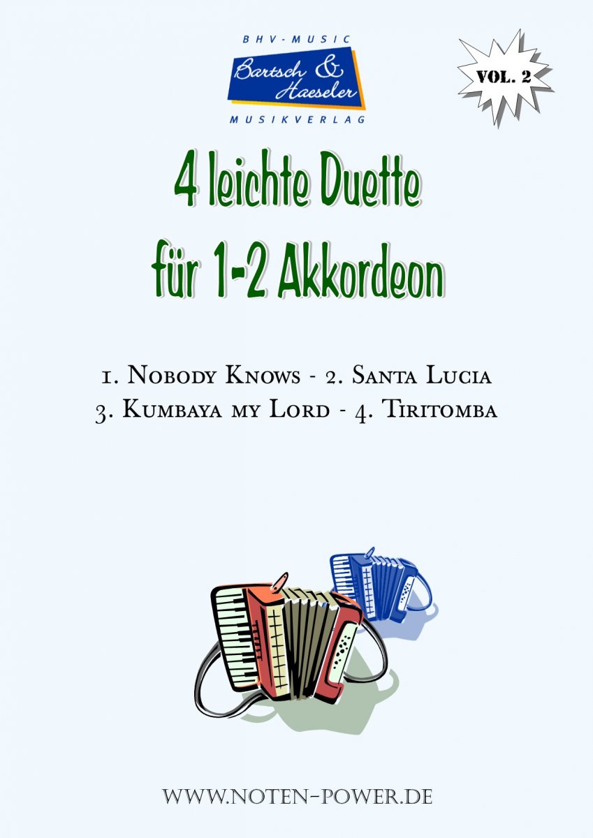 4 leichte Duette fr zwei Akkordeon #2 (Vier) - hacer clic aqu