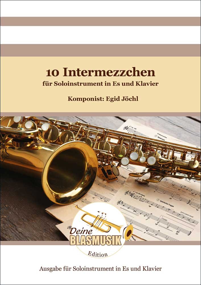 10 Intermezzchen f�r Soloinstrument in Es und Klavier - hacer clic aqu�