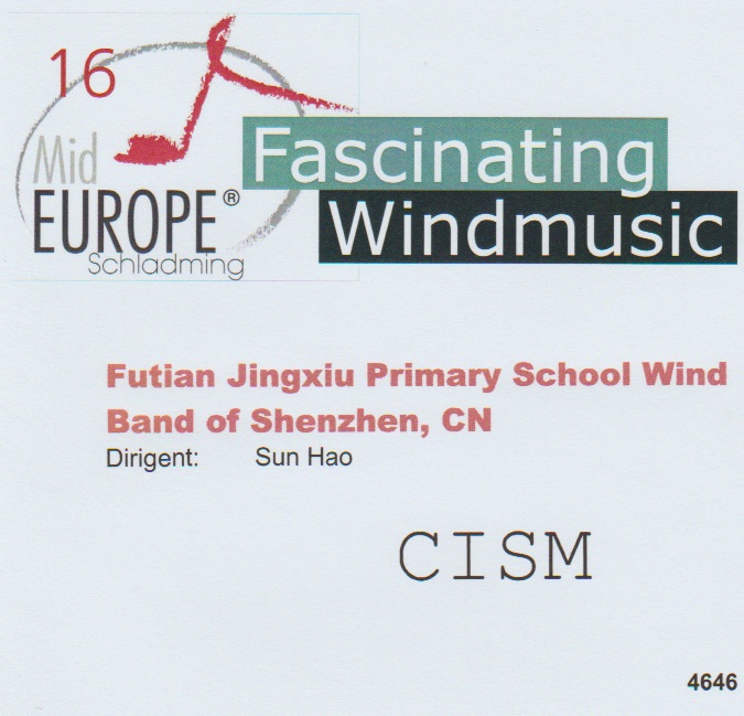 16 Mid Europe: Futian Jingxiu Primary School Wind Band of Shenzhen - hacer clic aqu