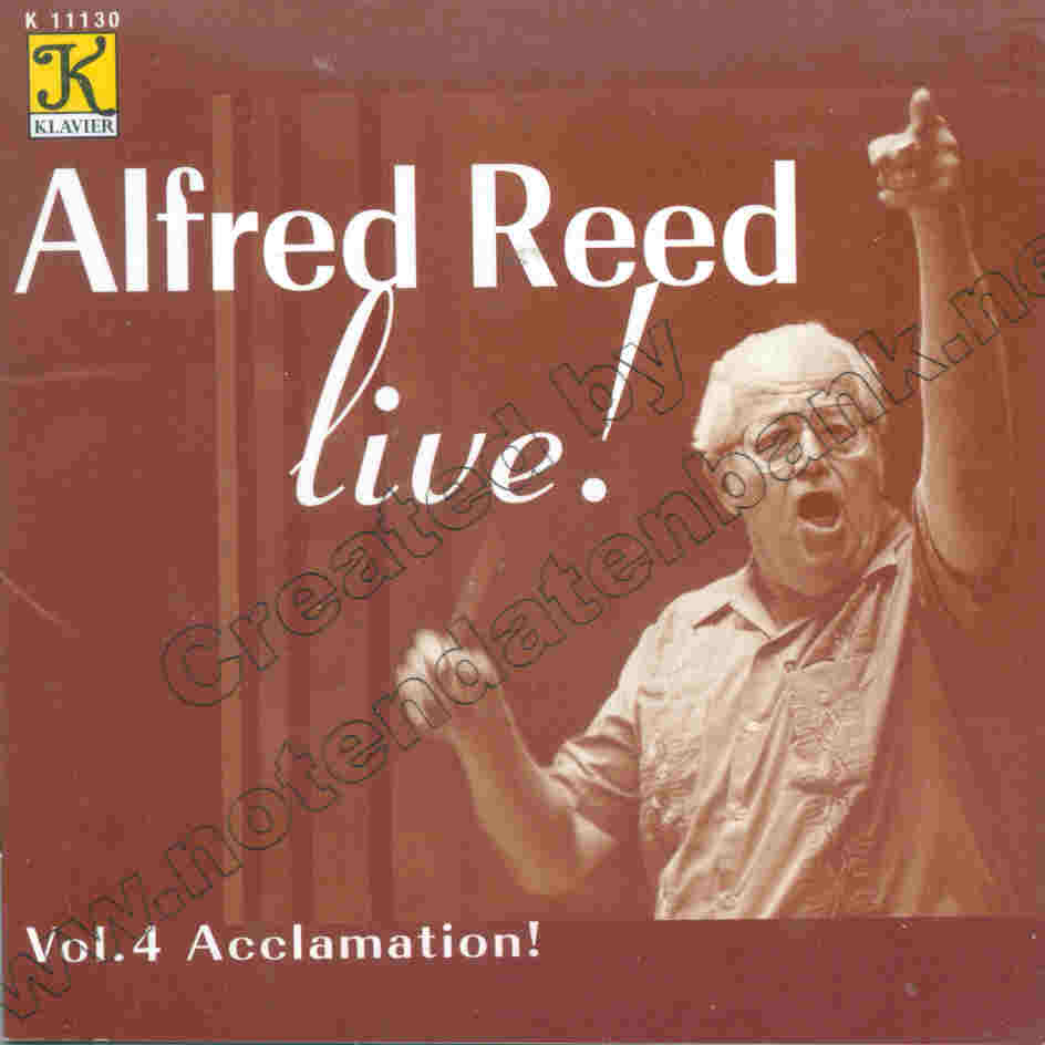 Alfred Reed Live #4: Acclamation - hacer clic aqu