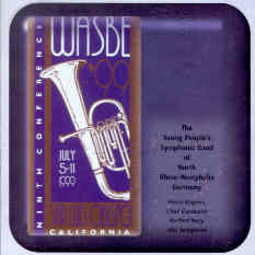 1999 WASBE San Luis Obispo, California: The Youth People's Symphonic Band of North Rhine-Westphalia, Germany - hacer clic aqu