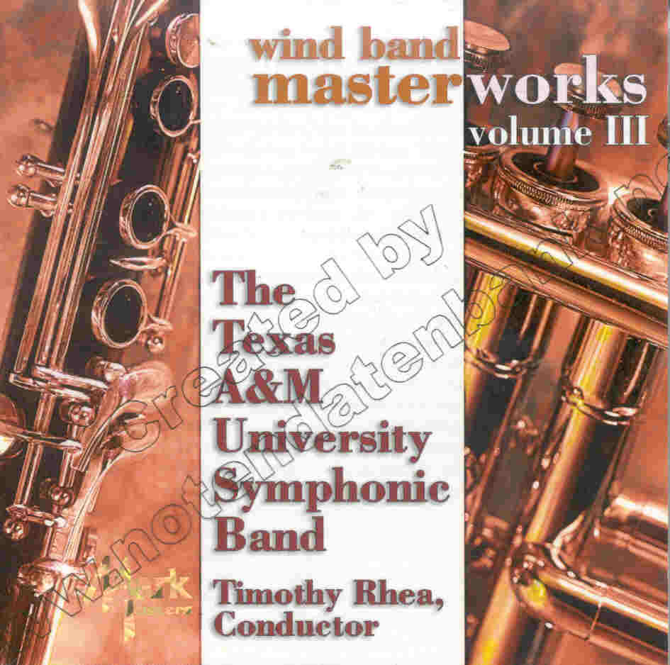 Wind Band Masterworks #3 - hacer clic aqu