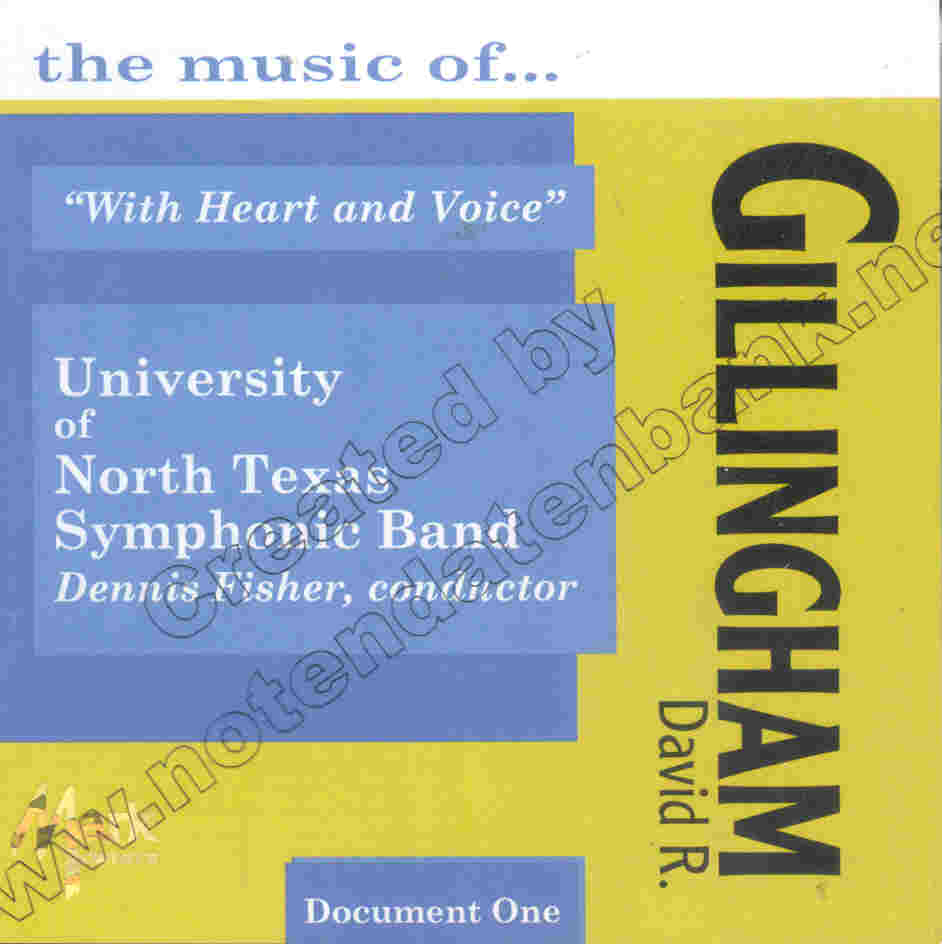 With Heart and Voice: the music of David R. Gillingham - hacer clic aqu