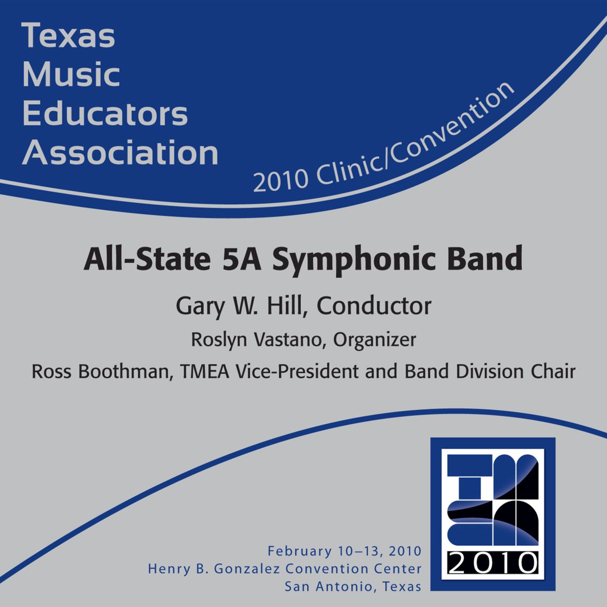 2010 Texas Music Educators Association: All-State 5A Smphonic Band - hacer clic aqu