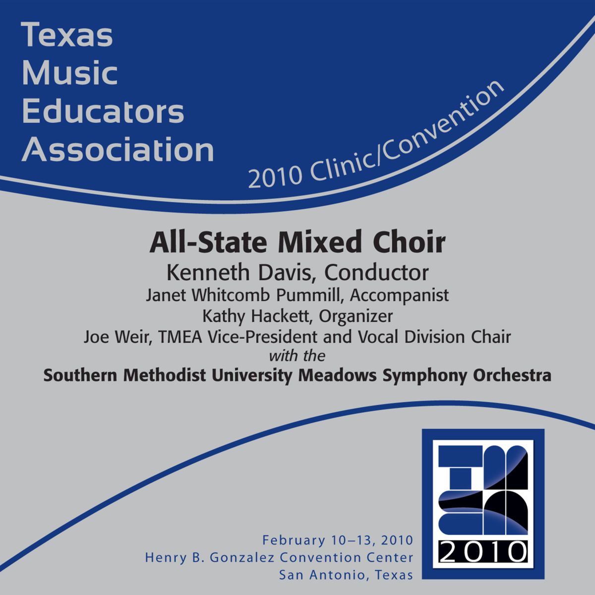 2010 Texas Music Educators Association: All-State Mixed Choir - hacer clic aquí 2010 Texas Music Educators Association: All-State Mixed Choir - hacer clic aquí