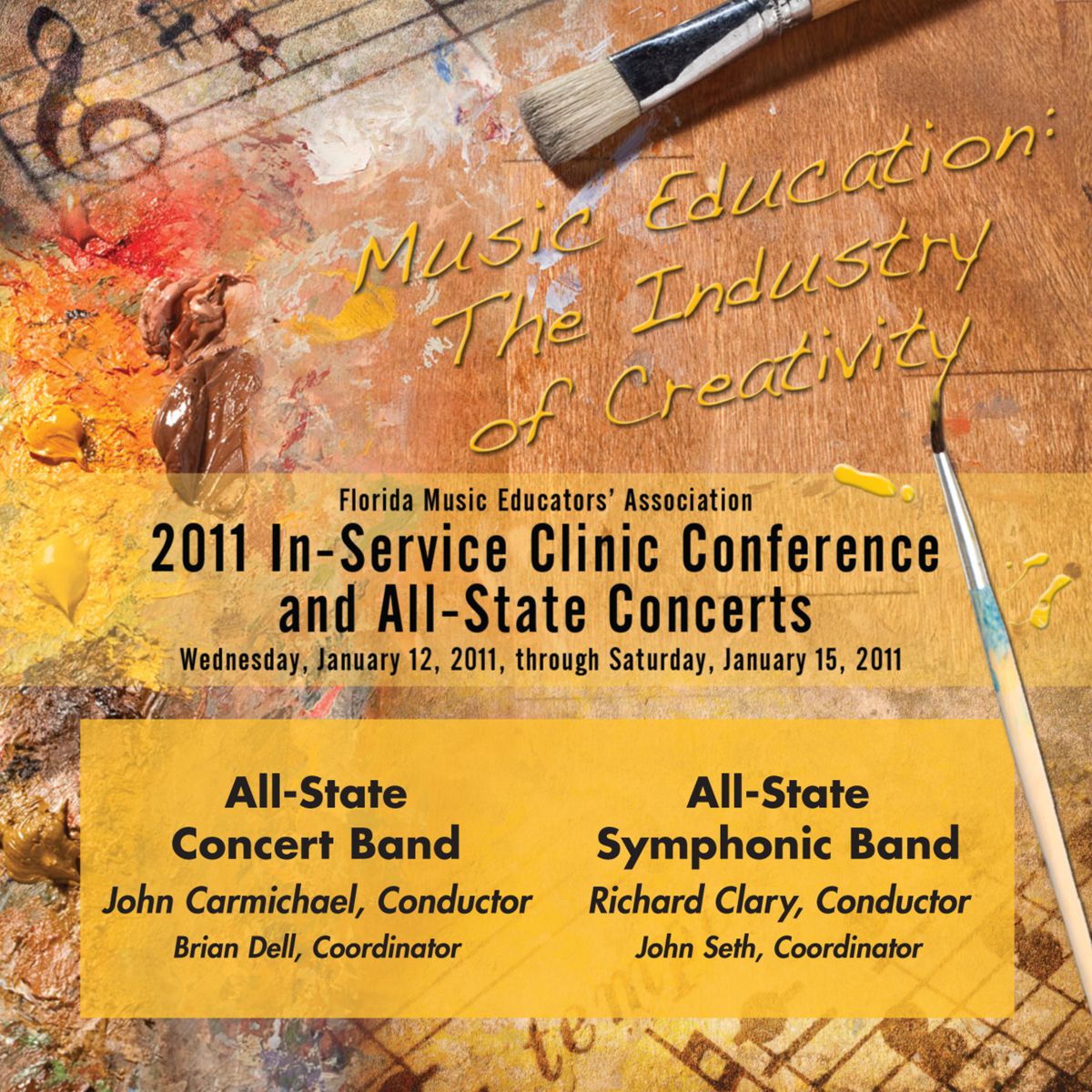 2011 Florida Music Educators Association: All-State Concert Band and All-State Symphonic Band - hacer clic aqu