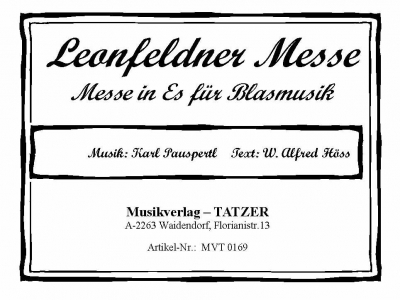 Messe in Es 'Leonfeldner Messe' (Chor) - hacer clic aqu