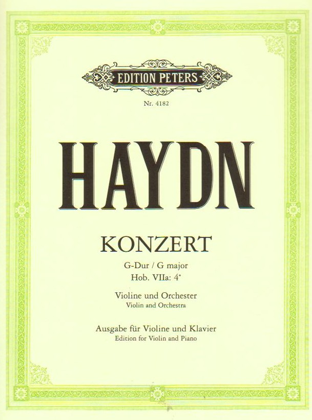 Konzert G-Dur f�r Violine und Orchester - hacer clic aqu�