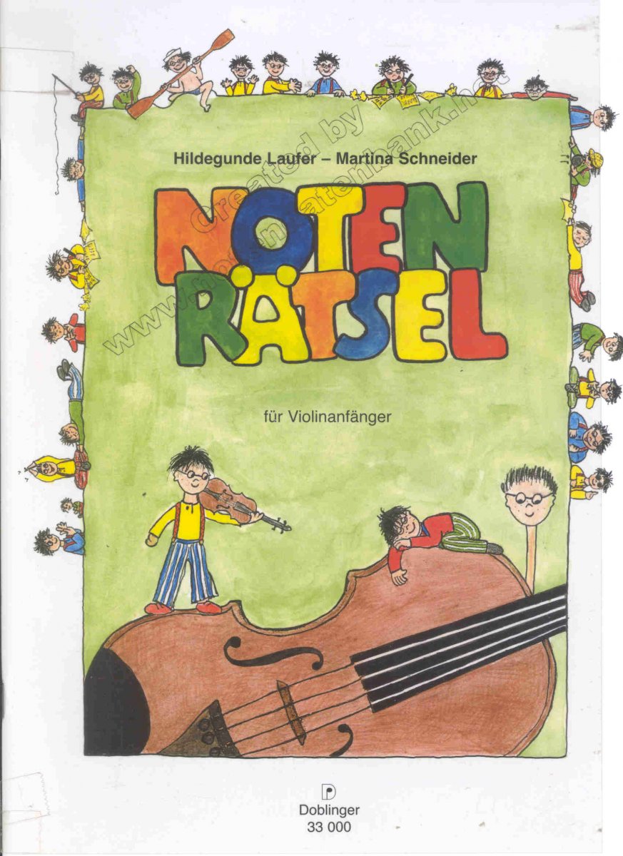 Notenr�tsel f�r Violinanf�nger - hacer clic aqu�