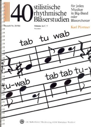 40 stilistische, rhythmische Bläserstudien - hacer clic aquí 40 stilistische, rhythmische Bläserstudien - hacer clic aquí