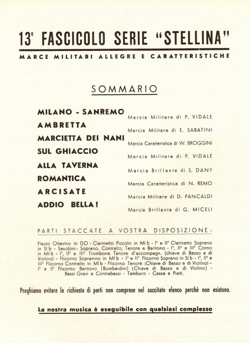 Addio Bella - hacer clic aquí Addio Bella - hacer clic aquí