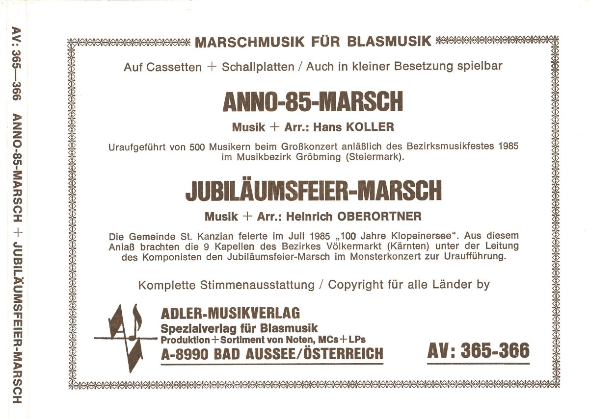 Anno-85-Marsch - hacer clic aqu