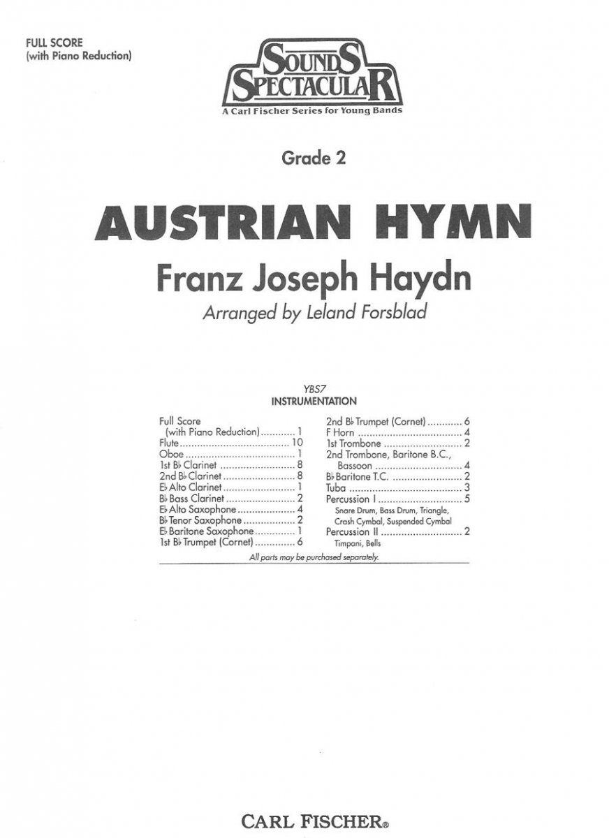 Austrian Hymn - hacer clic aquí Austrian Hymn - hacer clic aquí