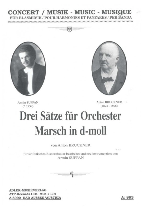 3 Stze fr Orchester und Marsch in d-Moll (Drei) - hacer clic aqu