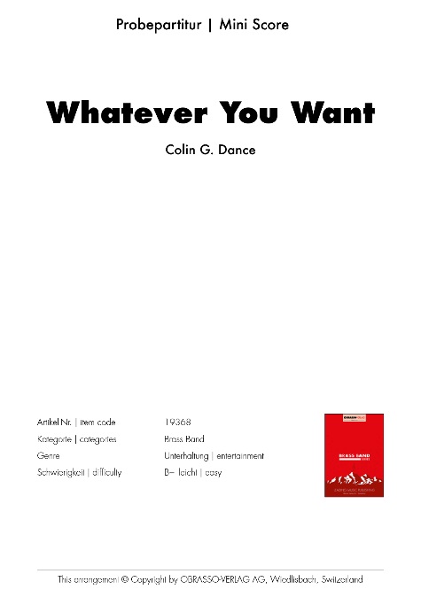 Whatever You Want - hacer clic aqu�
