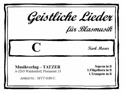 Geistliche Lieder fr Blasmusik, Heft C - hacer clic aqu